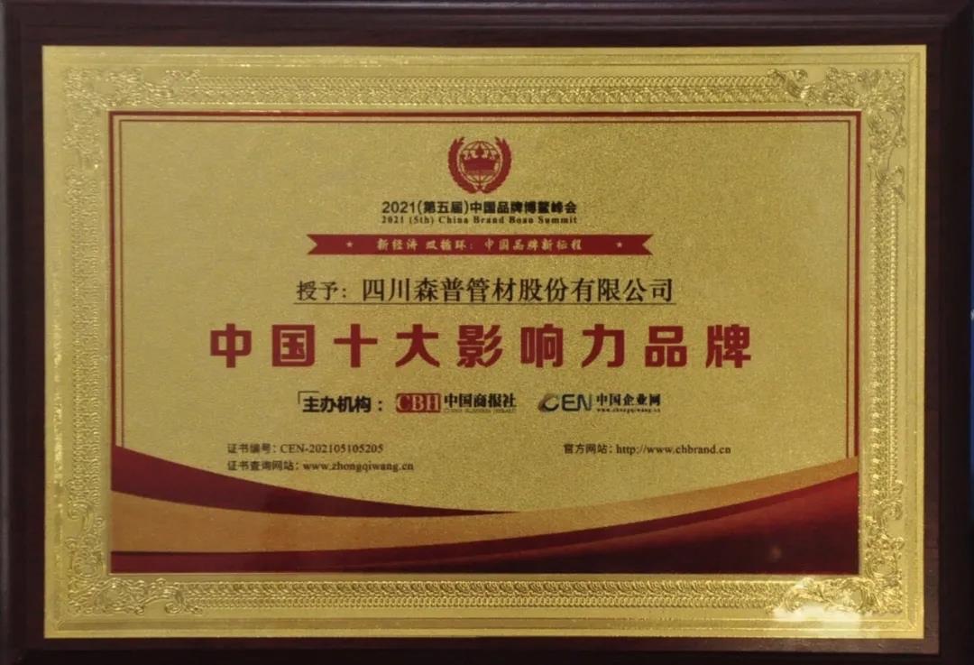 中國(guó)十大影響力品牌